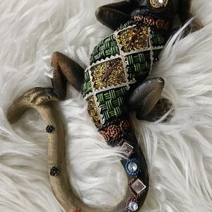 Othr Multicolor Lizard Wall Decor